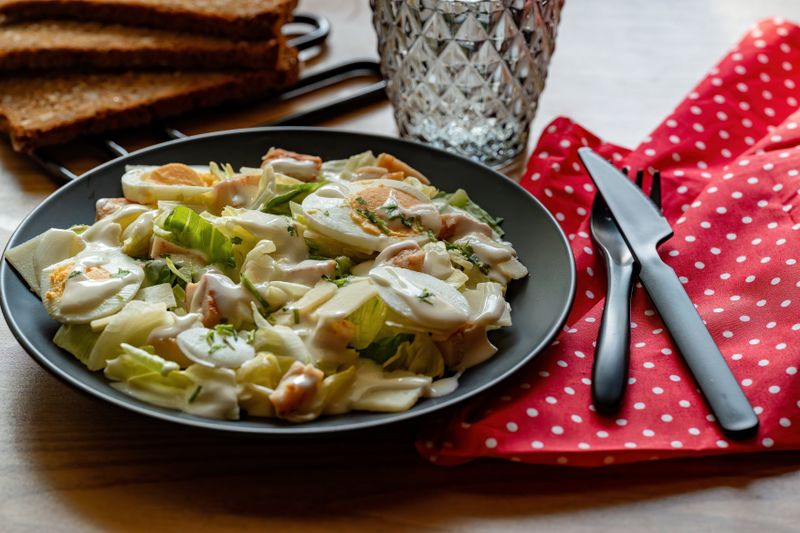 Grilled Chicken Caesar Salad with house-made Caesar dressing